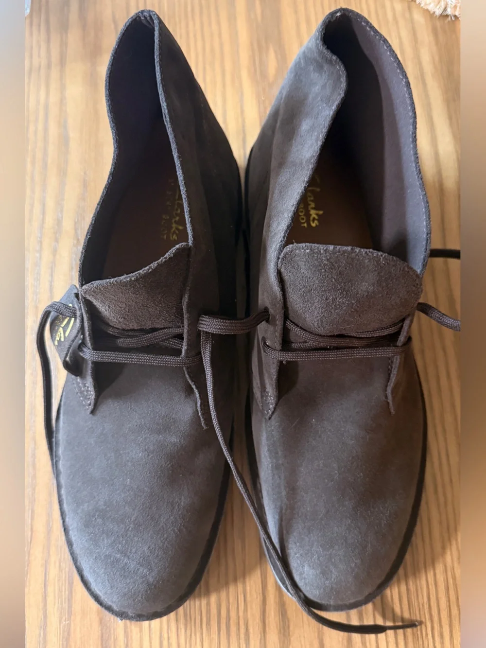 CLARKS Desert Boot Evo Dark Brown Suede 10/43